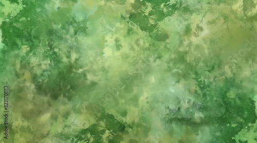 Green and Yellow Abstract Watercolor Texture