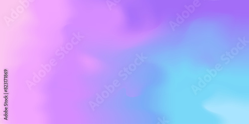 Abstract holographic background, iridescent foil backdrop. Colorful neon rainbow texture, trendy hologram gradient effect vector illustration