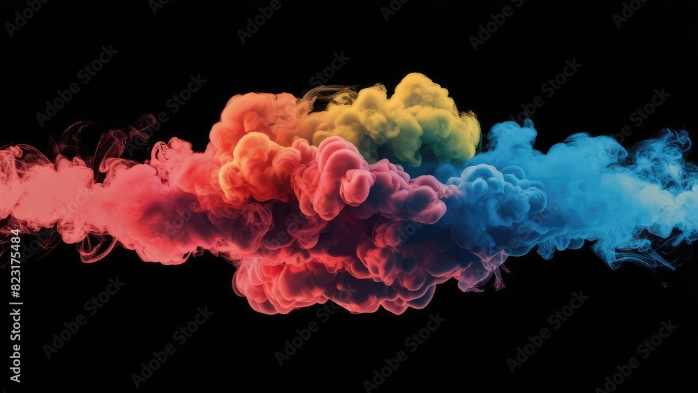 Psychedelic Smoky Background Psychedelic Smoky Background