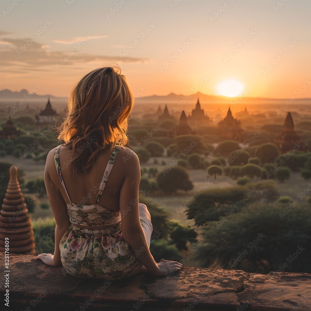 Peaceful Solitude at the Ancient Temples of Bagan Myanmar