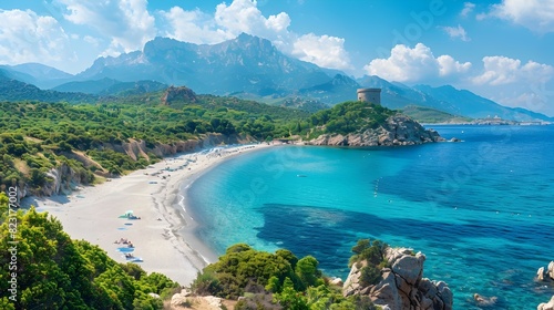 Breathtaking Seaside Vistas of the Idyllic Corsican Coastline photo