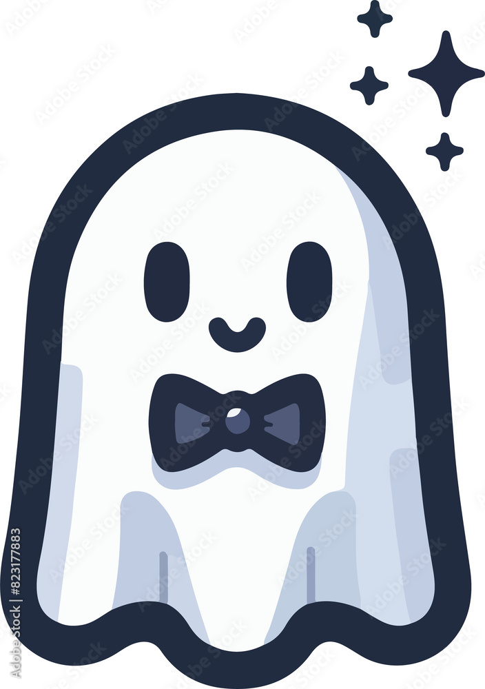 Fototapeta premium Artificial intelligence creation of ghost illustrations.