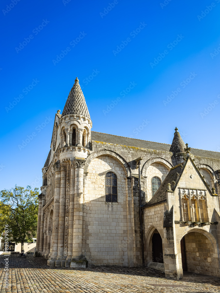 Traditional Cathedral building in Poitiers, France Traditional Cathedral building in Poitiers, France