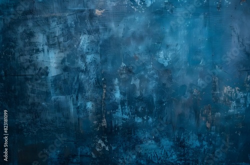 Dark Blue Grunge Texture Background