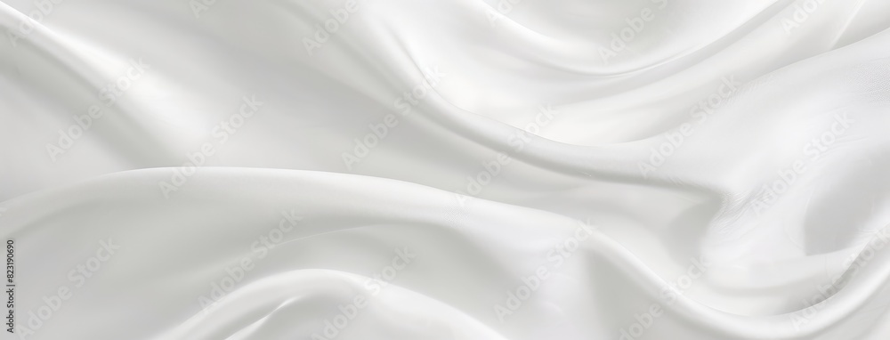 Elegant White Silk Fabric Draped Background Elegant White Silk Fabric Draped Background