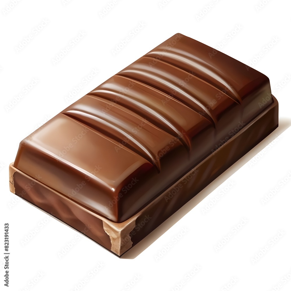 Obraz premium chocolate with white background