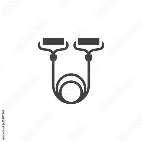 Resistance Tube vector icon