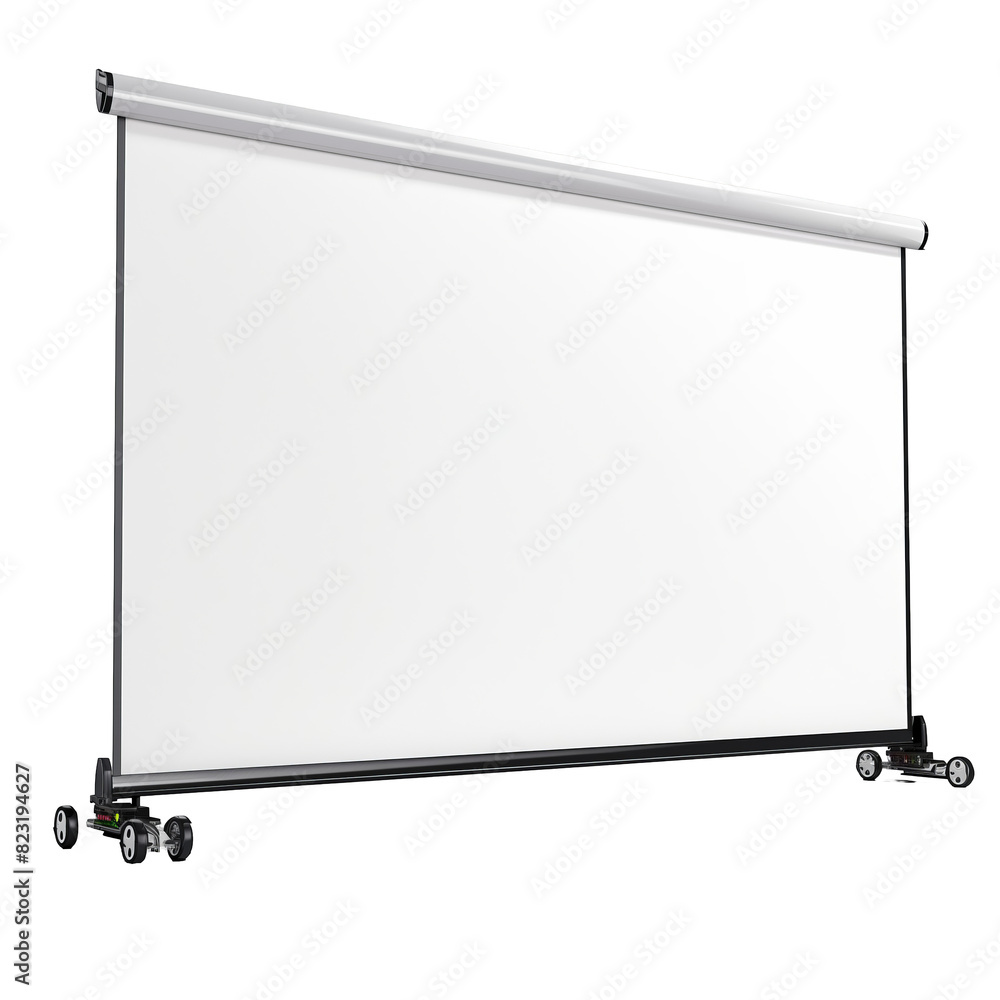 Wall-Mounted Projection Screen, Isolated on a Transparent Background, Graphic Resource Wall-Mounted Projection Screen, Isolated on a Transparent Background, Graphic Resource