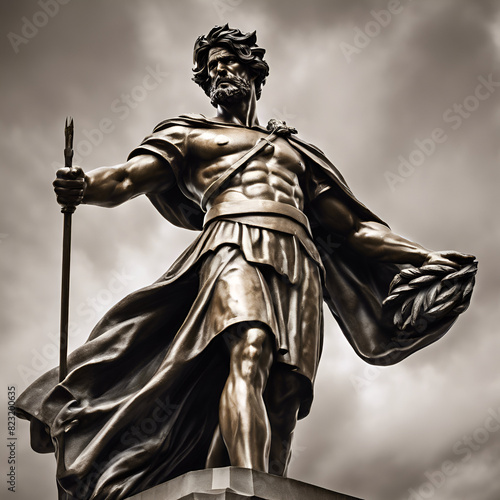 statue of swordsmen