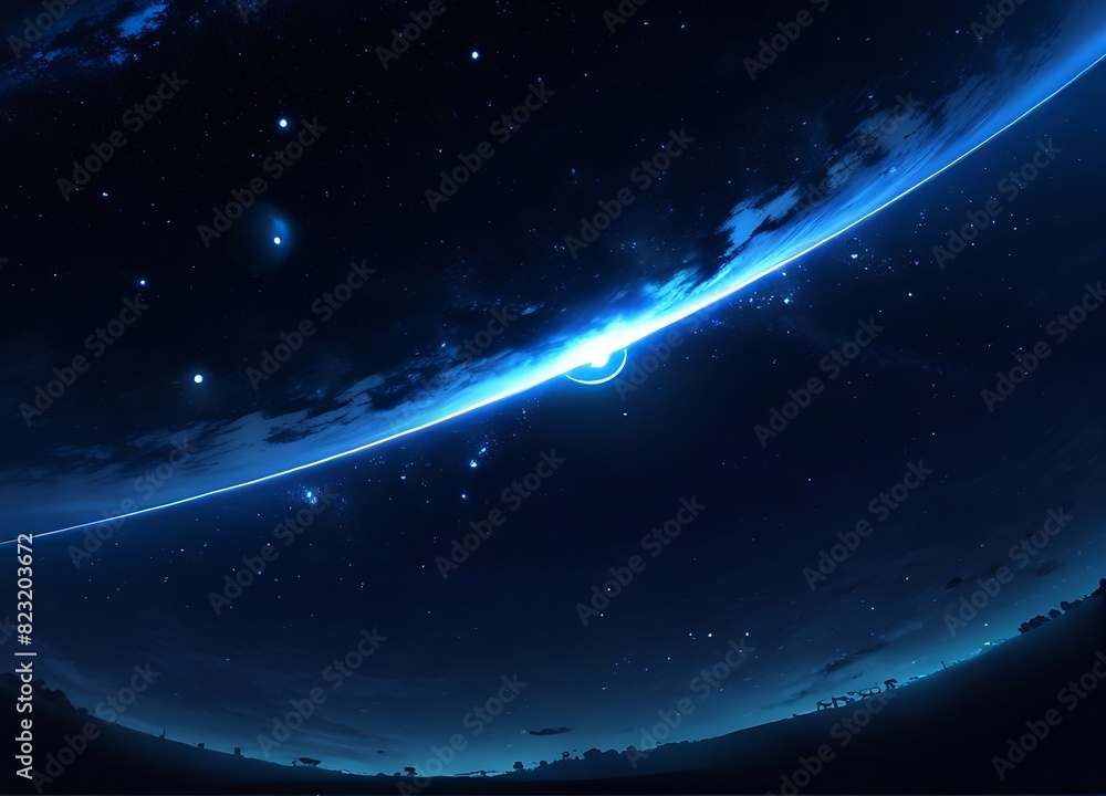 Space abstract background. blue star field of the milky way galaxy. Space abstract background. blue star field of the milky way galaxy.