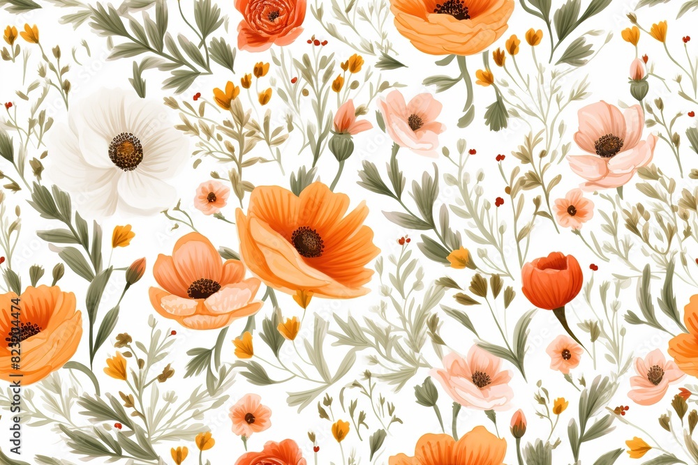seamless floral pattern seamless floral pattern