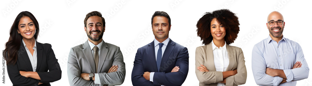 Business people png element set on transparent background Business people png element set on transparent background