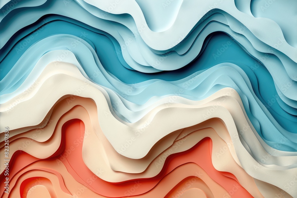 Abstract geometric dynamic shapes white, blue and yellow colors. Abstract geometric dynamic shapes white, blue and yellow colors.