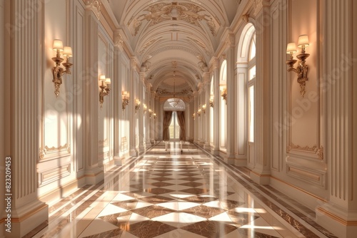 Classical Corridor Interior © Abdul