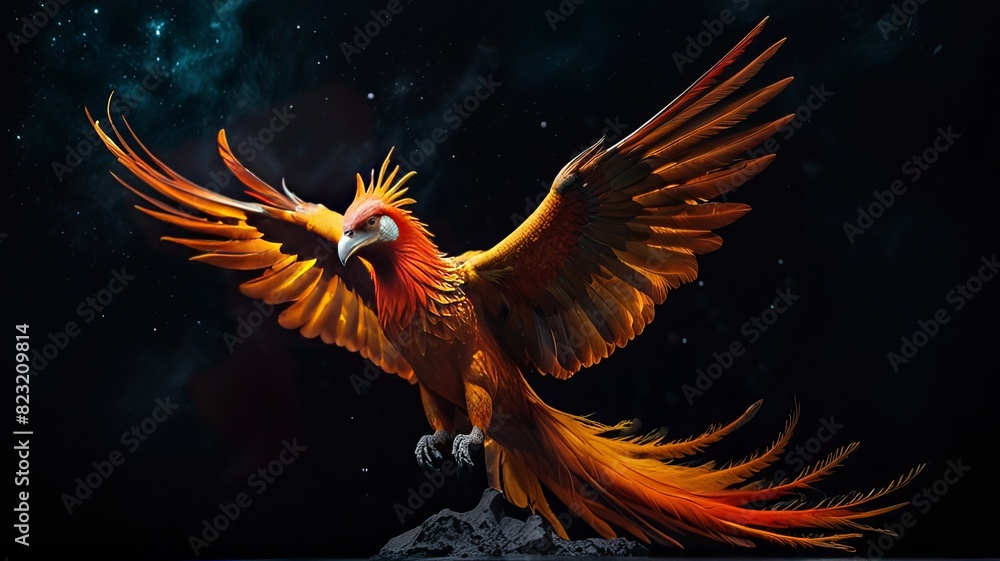 vibrant phoenix ai generated vibrant phoenix ai generated