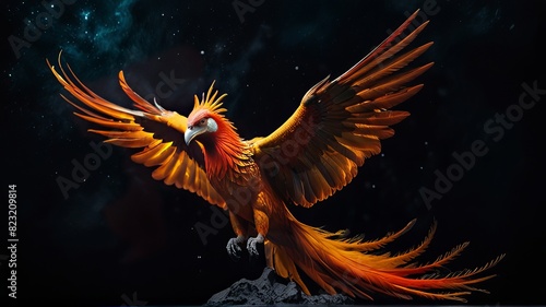 vibrant phoenix ai generated