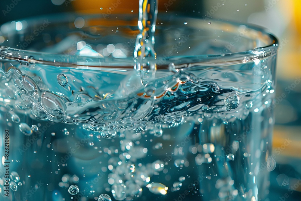 Water glass pouring liquid Water glass pouring liquid