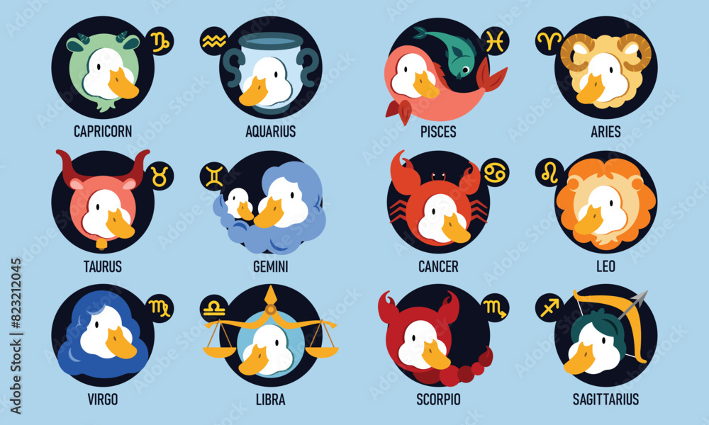 12 zodiac ducks 12 zodiac ducks