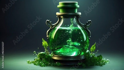 Poison potions on table in fantasy story © VFX1988