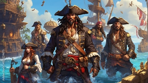 Pirate Army Guild Fantasy concept photo