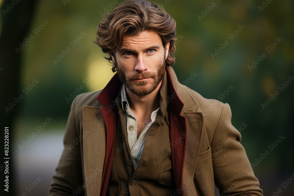 Stylish Handsome man suit tall. Model style. Generate Ai Stylish Handsome man suit tall. Model style. Generate Ai