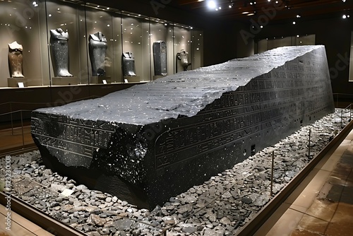 Rosetta Stone's Multilingual Legacy Italian Historians Examine Egypt's Monumental Stele Tracing Impact of Inscriptions Understanding Ancient Egyptian Civilization the Key to Deciphering Lost Languages photo