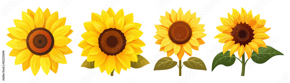 Flower png element set on transparent background Flower png element set on transparent background