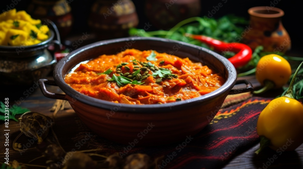 Fragrant Ethiopian doro wat bowl Fragrant Ethiopian doro wat bowl