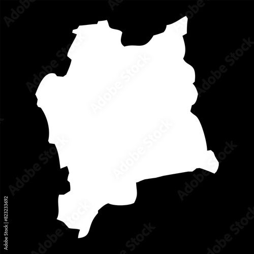 Vastmanland county map, province of Sweden. Vector illustration. photo