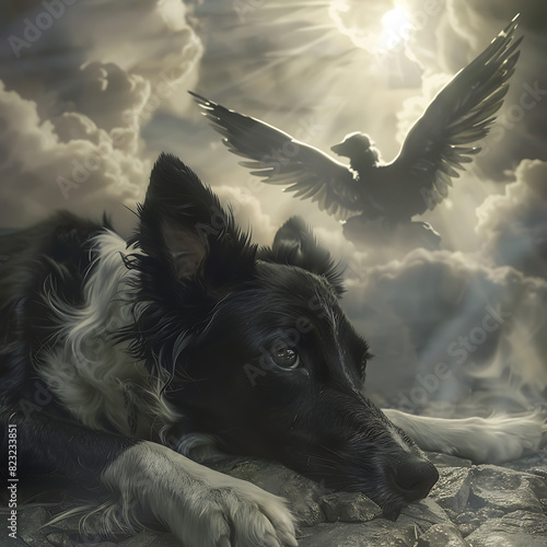 puppy in heaven