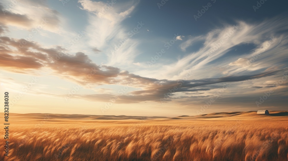 Calm plains setting Calm plains setting