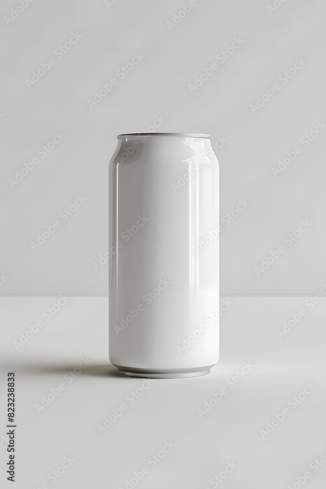 White can mockup isolated on white background White can mockup isolated on white background