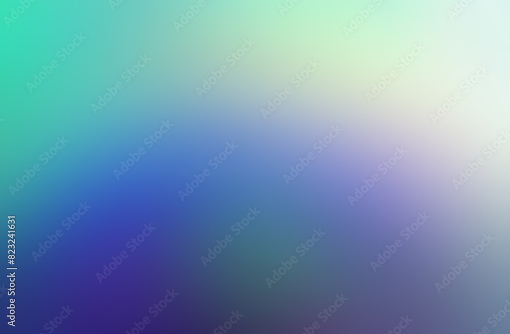Shades of blue color abstract formless empty background. Blur gradient AI illustration.