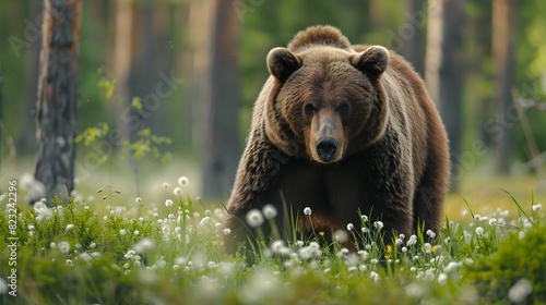 brown bear in the forest