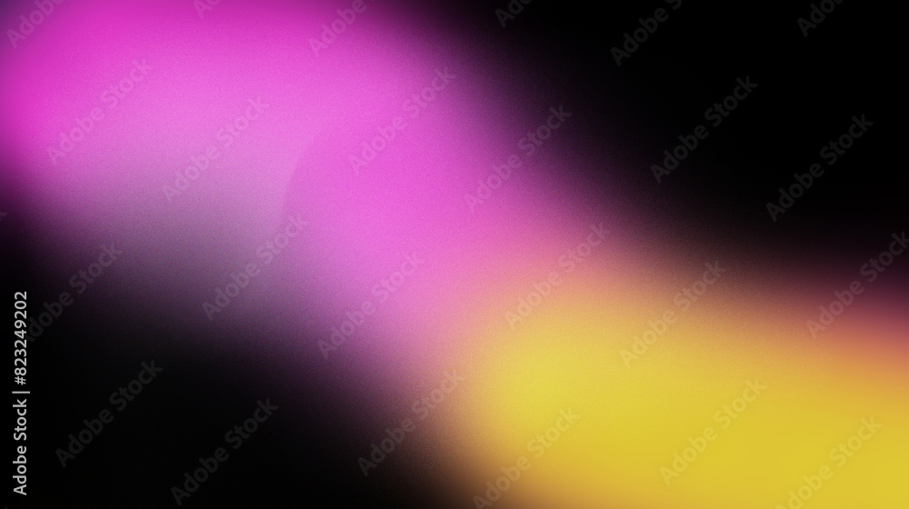Purple and yellow blurred gradient background . Colorful digital grain noise texture overlay Purple and yellow blurred gradient background . Colorful digital grain noise texture overlay