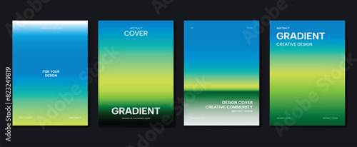 Abstract fluid gradient poster background vector. Minimalist style cover template with vibrant perspective, colorful and liquid color. Modern wallpaper design perfect for social media, card, flyer.