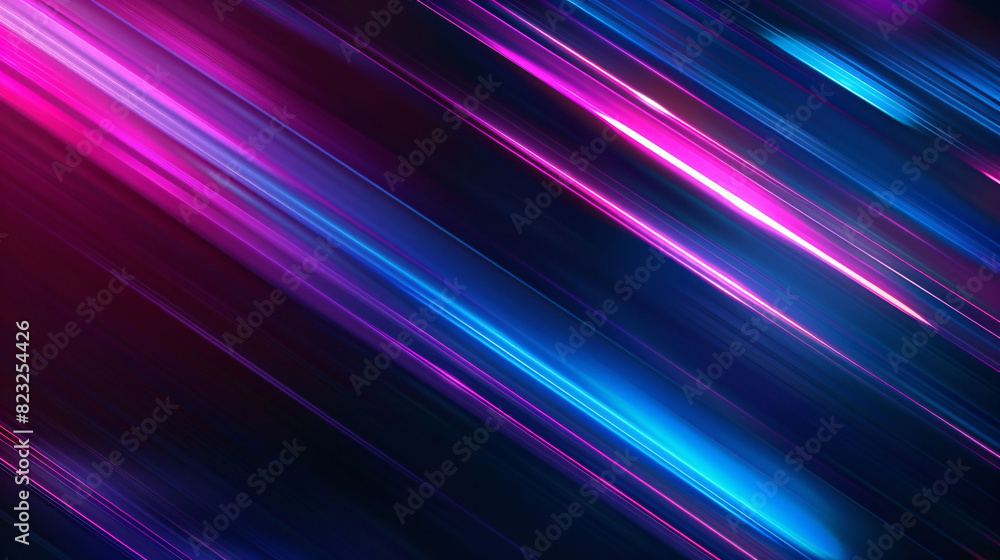 Lights and stripes moving fast on dark background, futuristic technology colorful background Lights and stripes moving fast on dark background, futuristic technology colorful background