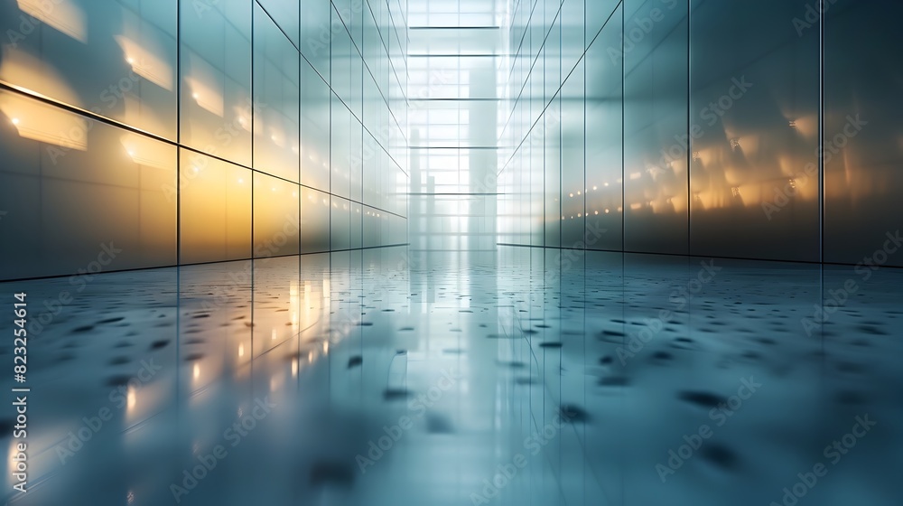 Fototapeta premium Sleek and Luminous Backdrop for Modern Gadgets and Electronics Presentation
