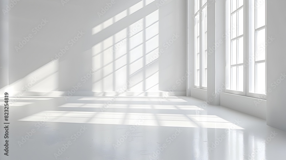 Fototapeta premium Clean and Bright Studio Backdrop for Professional Product Presentations and Advertisements