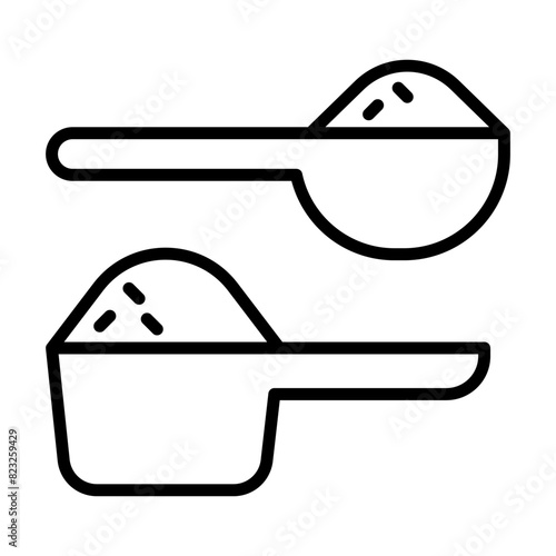 Detergent icon in thin line style Vector illustration graphic design