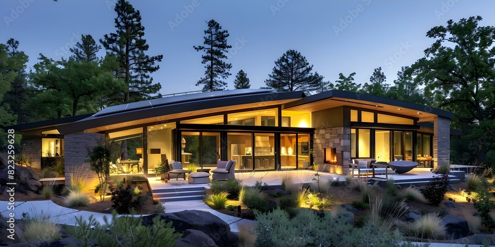 Futuristic net zero homes showcase eco-friendly design and sustainable ... - Futuristic Home Renovation With Zero-Carbon Goal