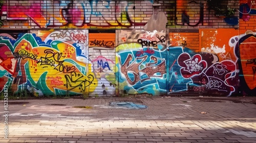 Wallpaper Mural Graffiti in a bad area of town. Torontodigital.ca