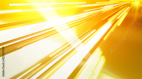 Golden ray background, gradient abstract PPT background