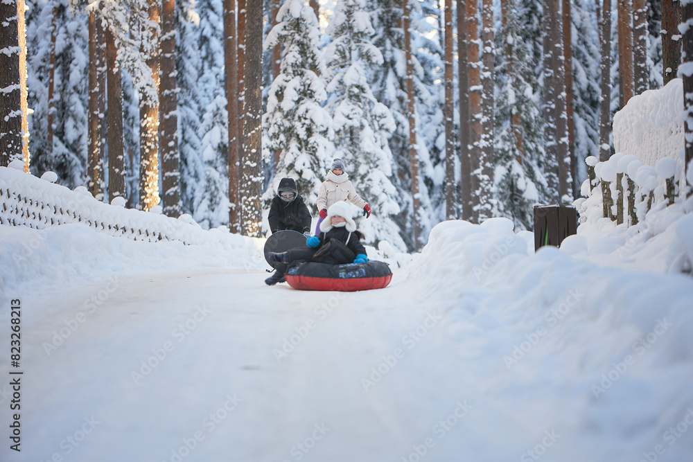Snow Fury, An Adventurous Man Speeding Through a Winter Wonderland on His Snowmobile Snow Fury, An Adventurous Man Speeding Through a Winter Wonderland on His Snowmobile
