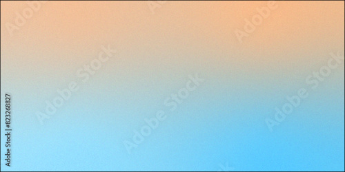 Light blue abstract gradient with grain texture vintage noisy decorative background.