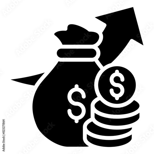 Revenue Icon Element For Design