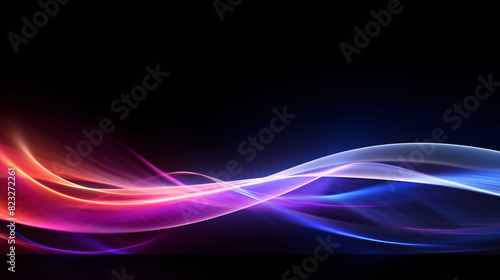 Dynamic fluid color gradient background, abstract KV main visual business PPT background