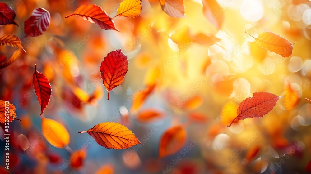 Swirling Leaves in the Air Swirling Leaves in the Air
