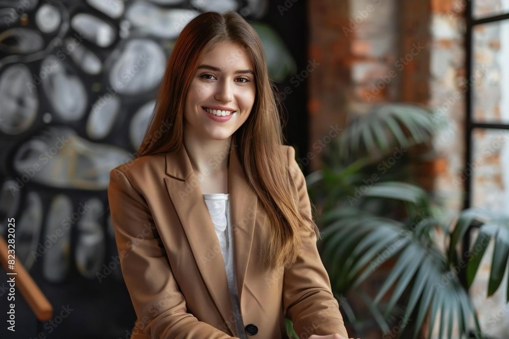 Female Manager Sealing Successful Business Deal with Client Through Handshake