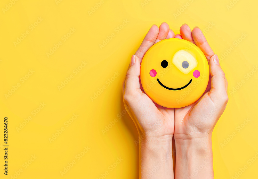 a yellow smiley face with the words smiley face on it a yellow smiley face with the words smiley face on it